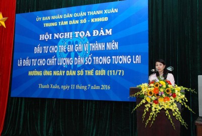 Quận Thanh Xuân tổ chức tọa đàm “Đầu tư cho trẻ em gái vị thành niên – đầu tư cho chất lượng dân số trong tương lai”