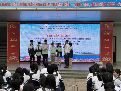 Truyền thông, nói chuyện chuyên đề về sức khỏe sinh sản cho...