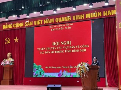 Quận Hai Bà Trưng tổ chức hoạt động truyền thông về công tác...