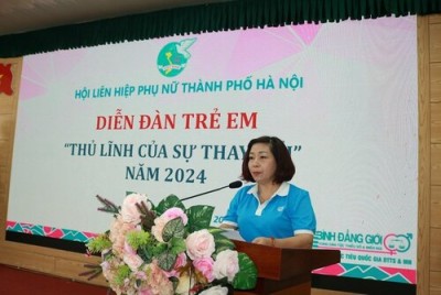 100 học sinh tham gia diễn đàn trẻ em “Thủ lĩnh của sự thay...